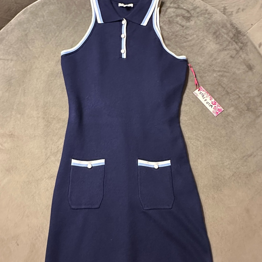 Freshman Navy Polo Dress